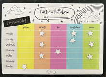 Load image into Gallery viewer, All inclusive printed booklets &amp; Rainbow star chart
